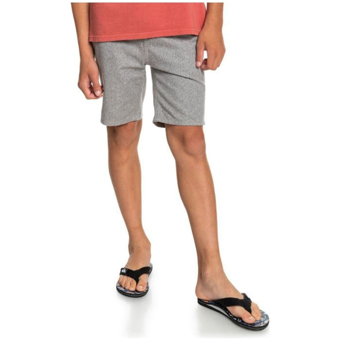 EVERYDAY CHINO LIGHT SHORT YTH - LIGHT GREY HEATHER