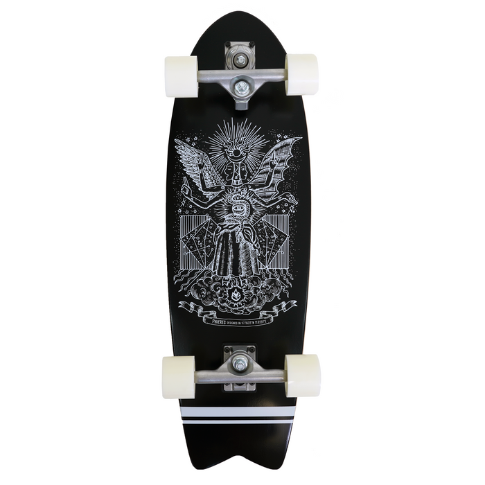 Divinityph Surfskate Complete Black Bild 1