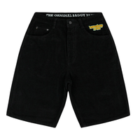 x-tra BAGGY CORD SHORTS Black Bild 1