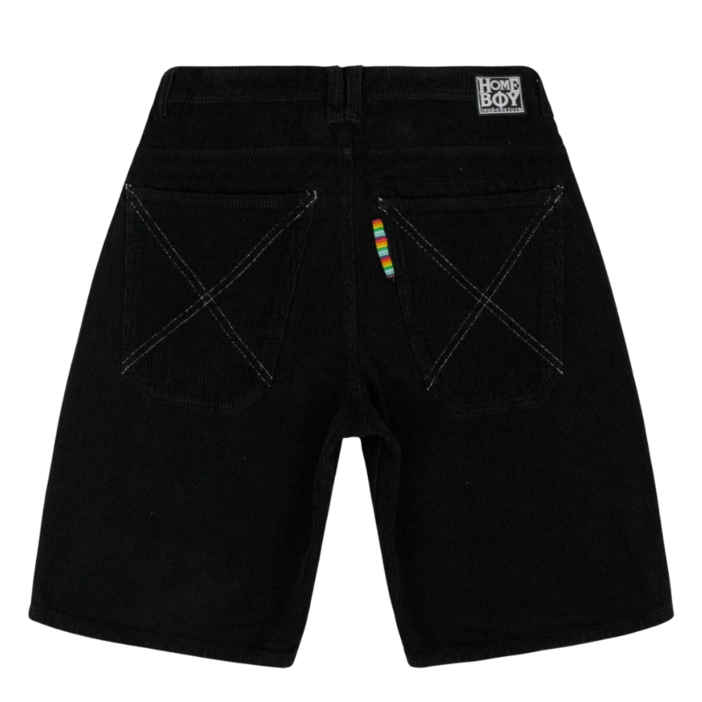x-tra BAGGY CORD SHORTS Black Bild 2