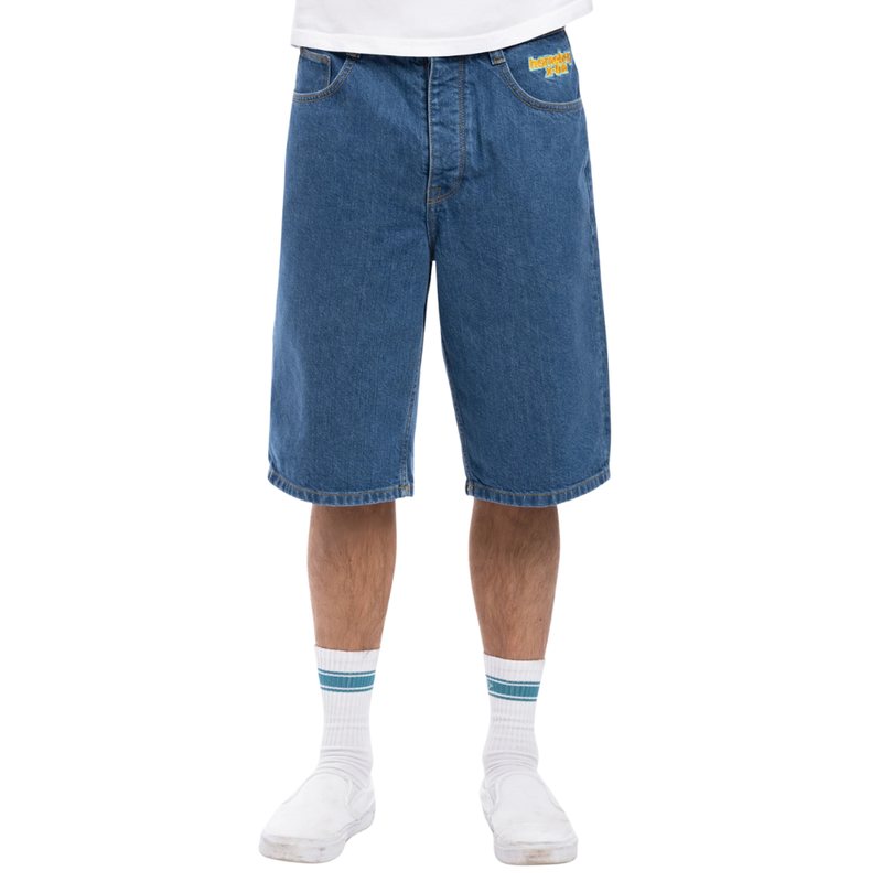 x-tra BAGGY Denim SHORTS Washed Blue Bild 1