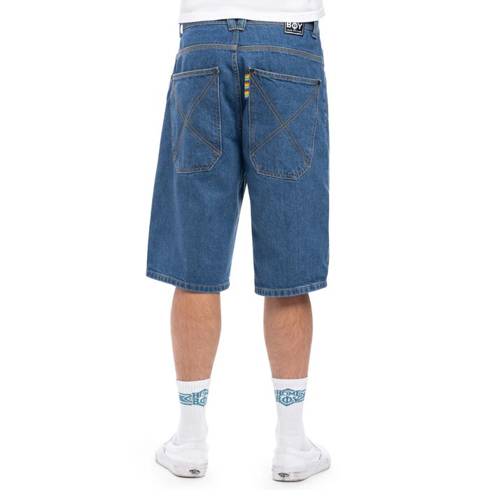 x-tra BAGGY Denim SHORTS Washed Blue Bild 2