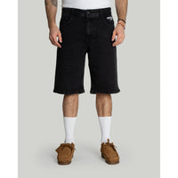 x-tra BAGGY Denim Shorts Washed Black Bild 1