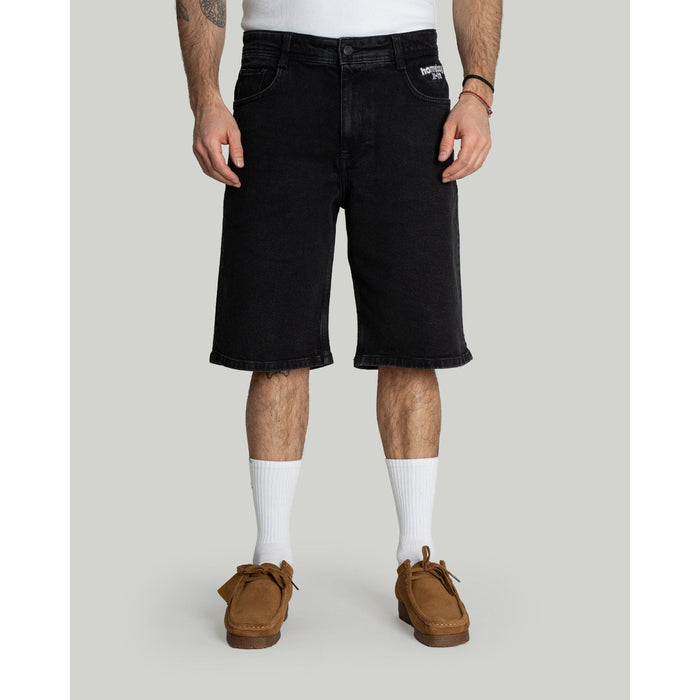 x-tra BAGGY Denim Shorts Washed Black Bild 1