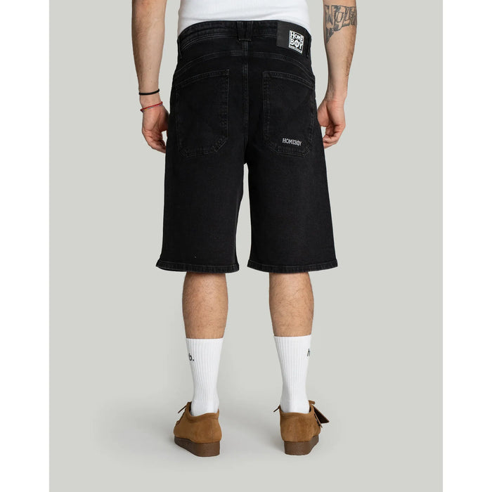 x-tra BAGGY Denim Shorts Washed Black Bild 2