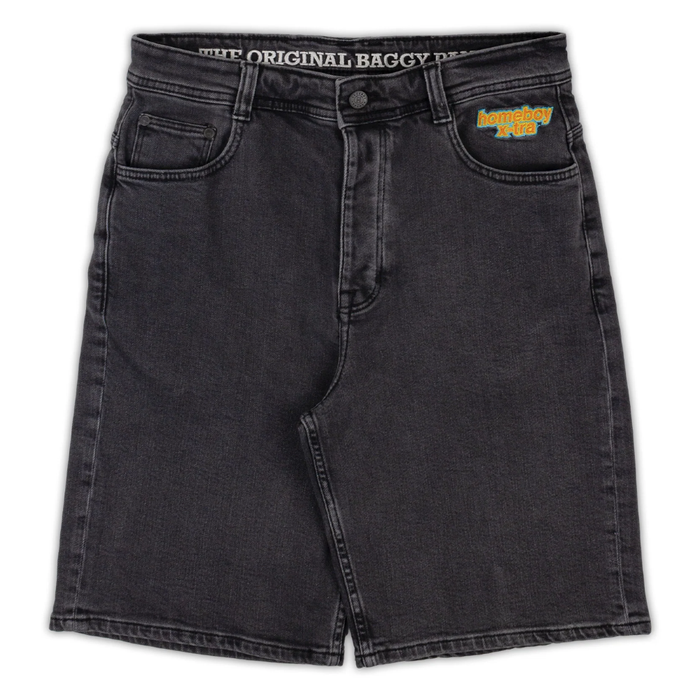 x-tra BAGGY Denim Shorts Washed Grey Bild 1