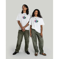 x-tra BAGGY Dye Denim Washed Green Bild 1