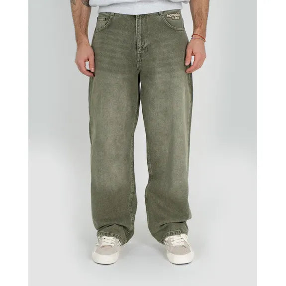 x-tra BAGGY Dye Denim Washed Green Bild 2