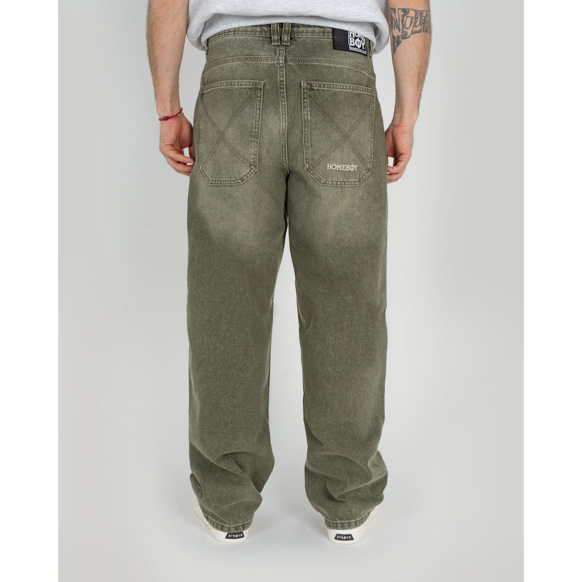 x-tra BAGGY Dye Denim Washed Green Bild 3