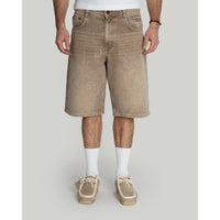 x-tra BAGGY Dye Denim Shorts Washed Brown Bild 1