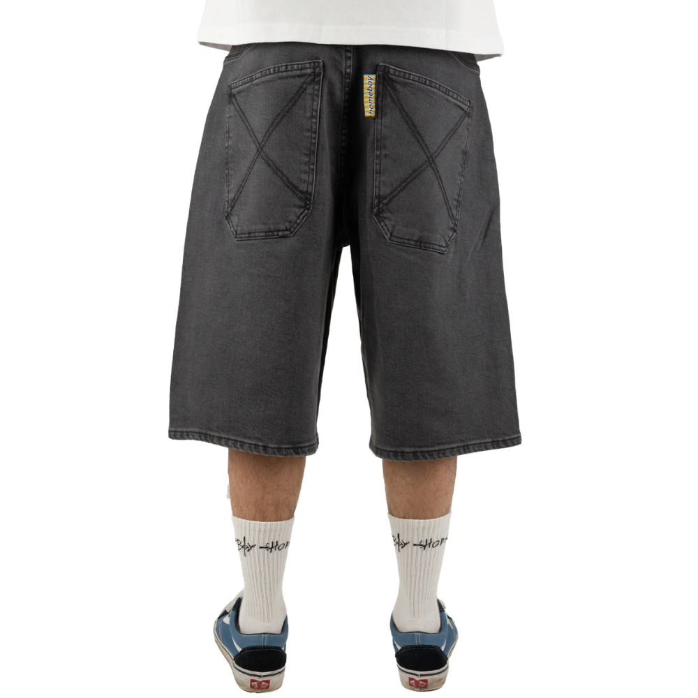 x-tra MONSTER Denim SHORTS Washed Grey Bild 2