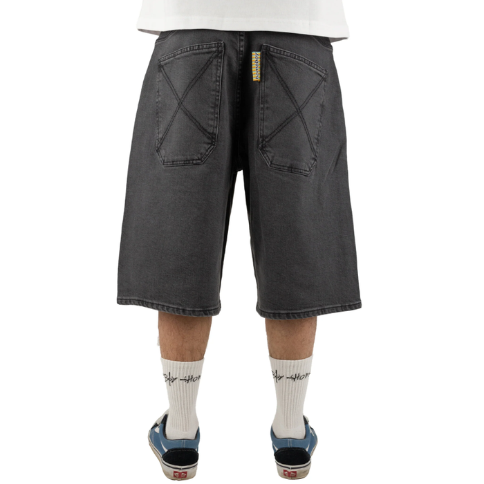 x-tra MONSTER Denim SHORTS Washed Grey Bild 2