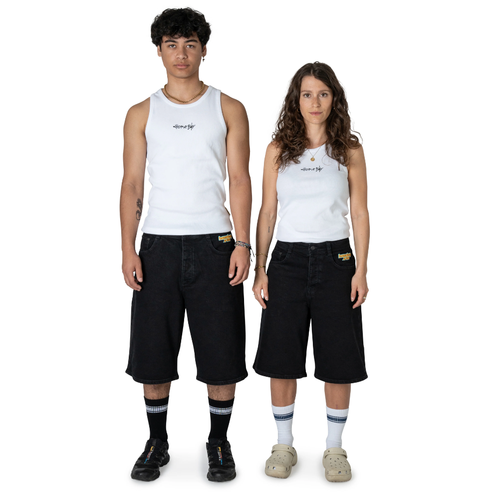 x-tra MONSTER Shorts Washed Black Bild 3