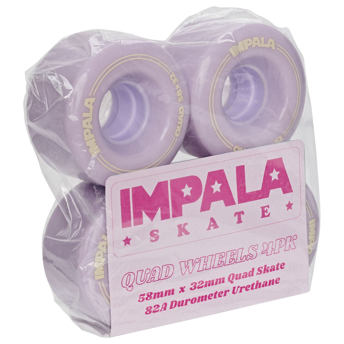 Impala Replacement Wheels 4pk Pastel Lilac Bild 1