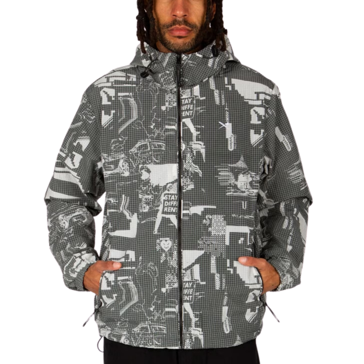 Artisaner Jacket Black White Bild 1