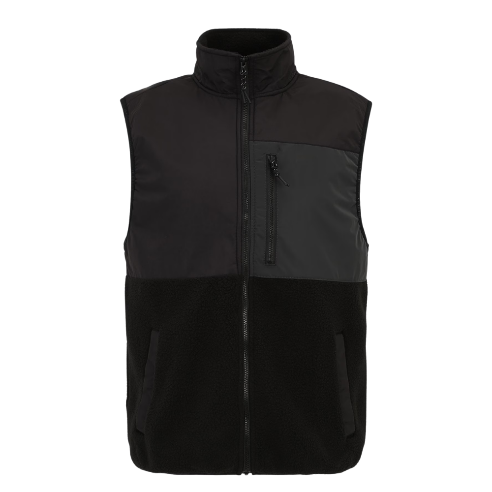 Auf Deck Fleece Vest Uni Black Bild 1