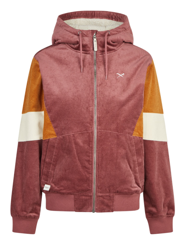 Blotchy Cord Jacket Plum Bild 1