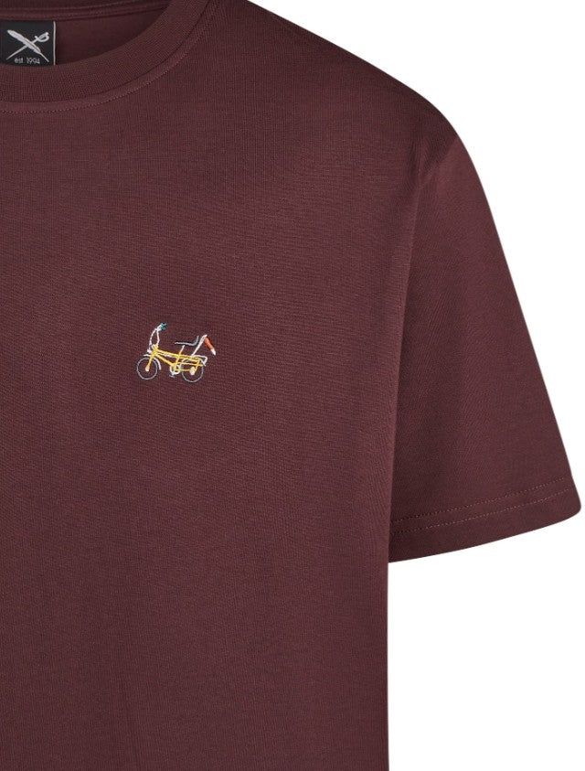 Bonacycle T-Shirt Aubergine Bild 3
