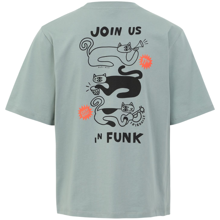 Cat Funk T-Shirt Dark Slate Bild 2