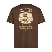 Couchboy T-Shirt Dark Coffee Bild 2