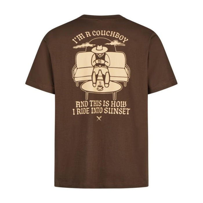 Couchboy T-Shirt Dark Coffee Bild 2