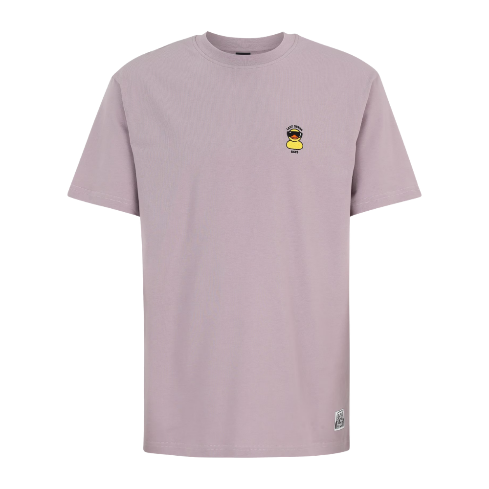 Lazy Sunny Day Emb Tee Mauve Bild 1