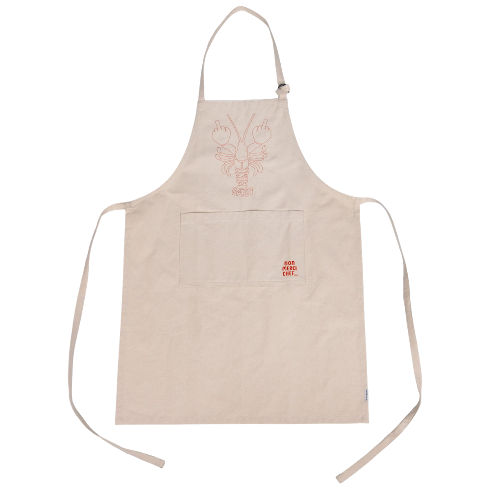Non Merci Chef Apron Undyed Bild 1