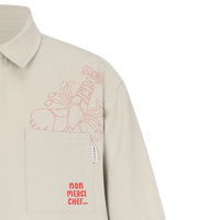 Non Merci Chef Shirt Beige Bild 3