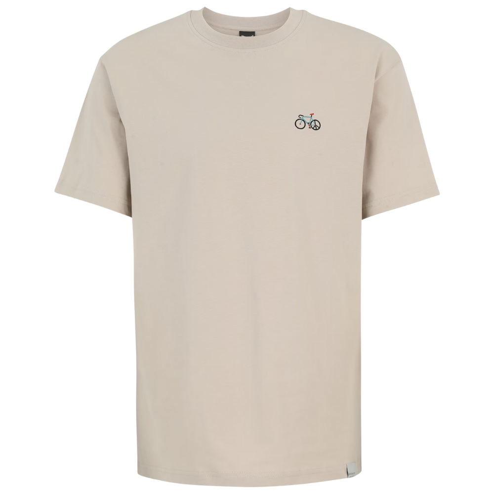 Peaceride Emb Tee Sandstone Bild 1