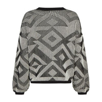 Ribby Knit Black White Bild 2