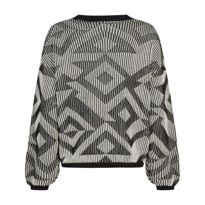 Ribby Knit Black White Bild 2