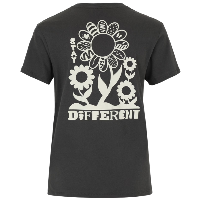 Stay Daisy T-Shirt Off Black Bild 2