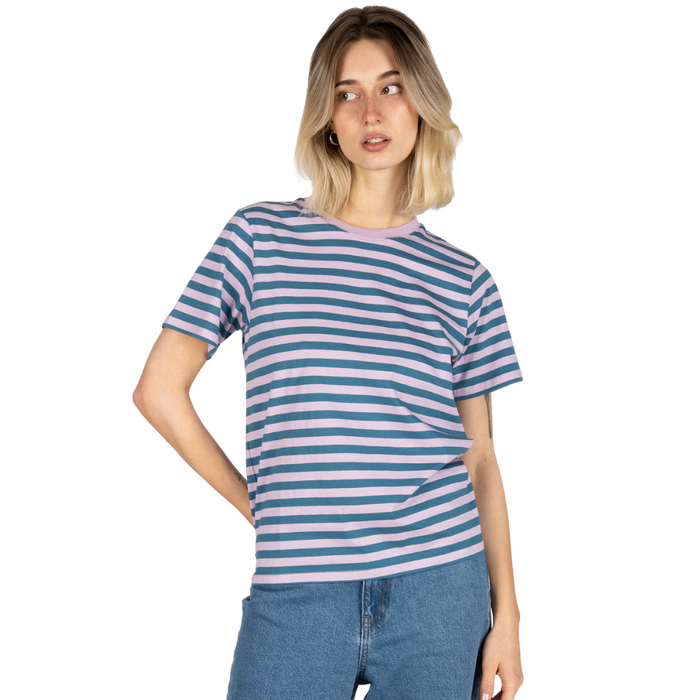 Stripe Basic Tee Light Mauve Bild 1