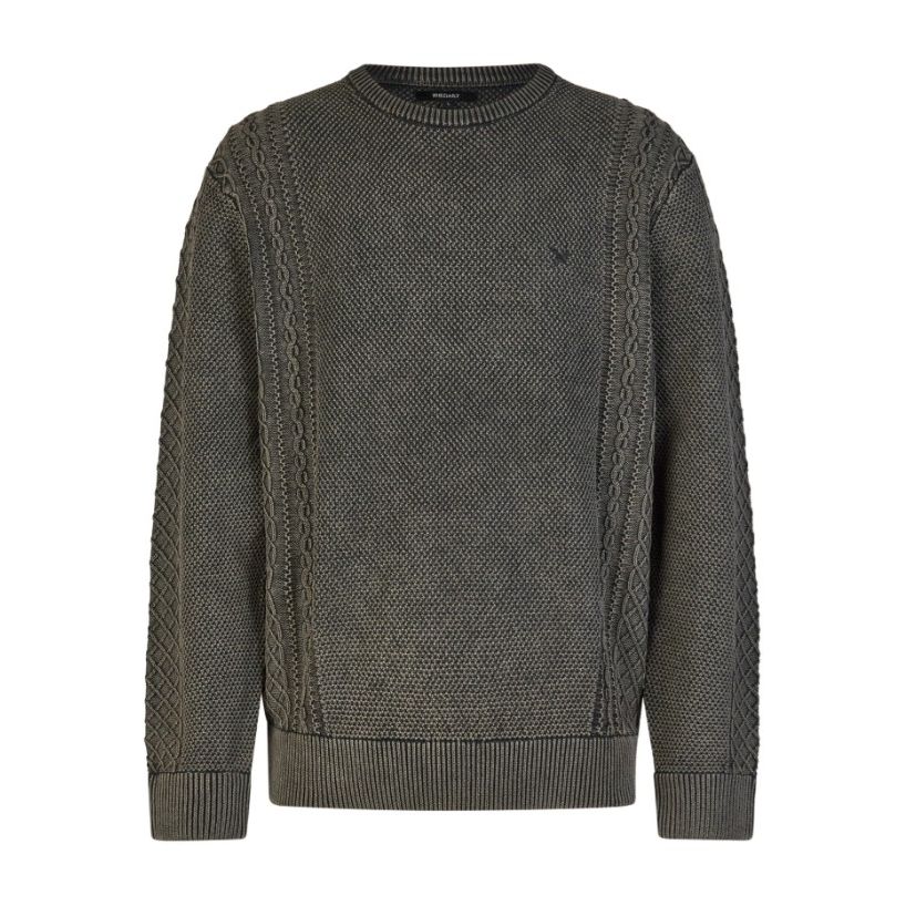 Vintage Structure Knit Black Wash Bild 1