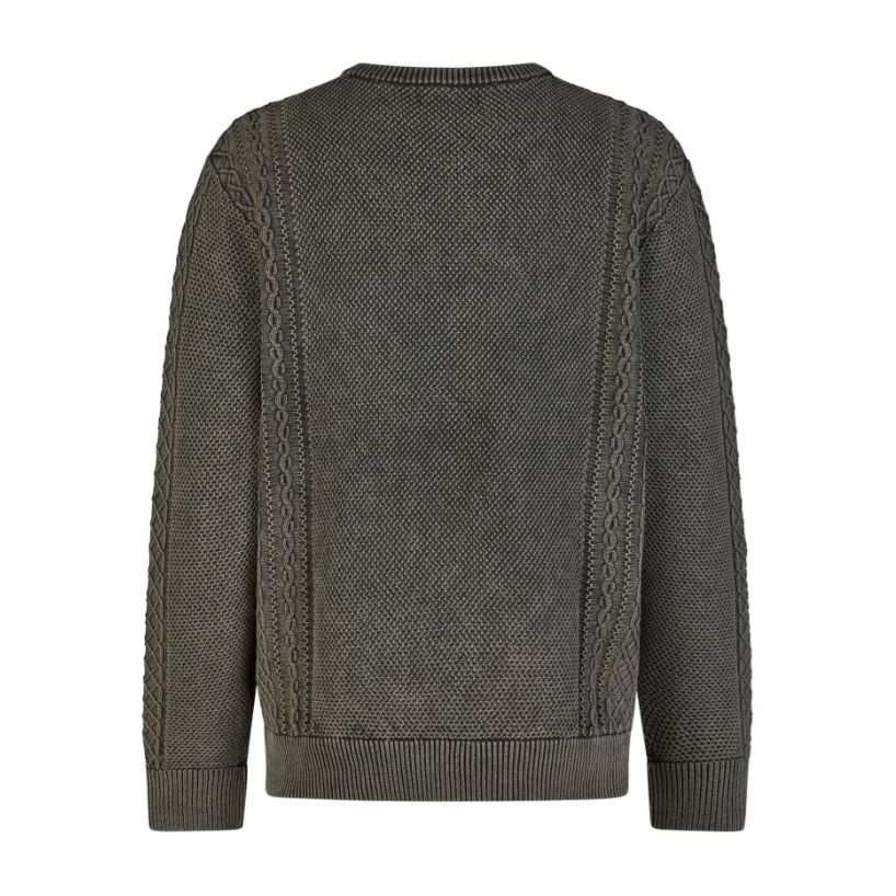 Vintage Structure Knit Black Wash Bild 2