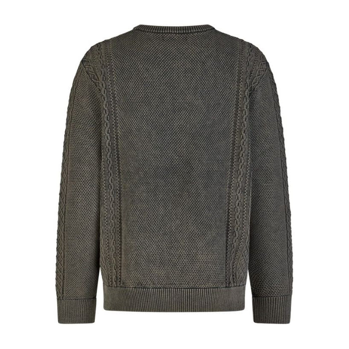 Vintage Structure Knit Black Wash Bild 2