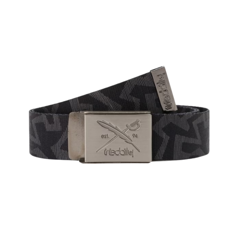Ziggy Stripe Belt Black-Anthra Bild 1