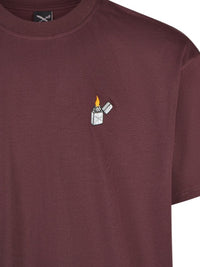 Zippo Flag T-Shirt Aubergine Bild 3