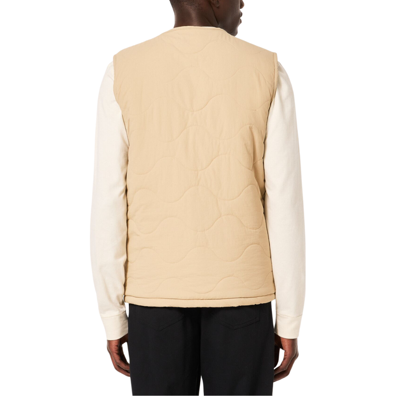 QUILTED SHERPA VEST