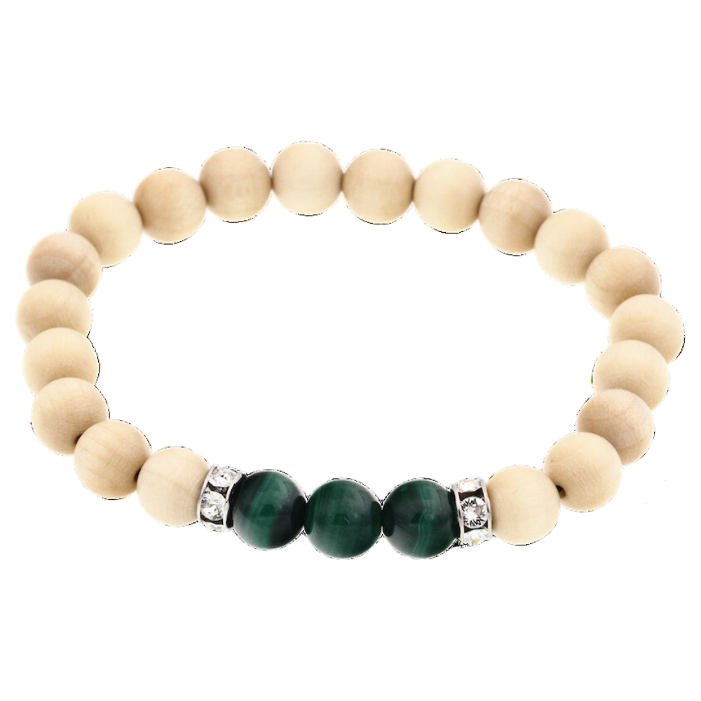 Perlenarmband Crystal Edelstein
