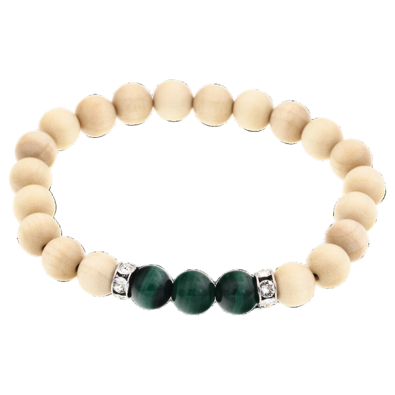 Perlenarmband Crystal Edelstein