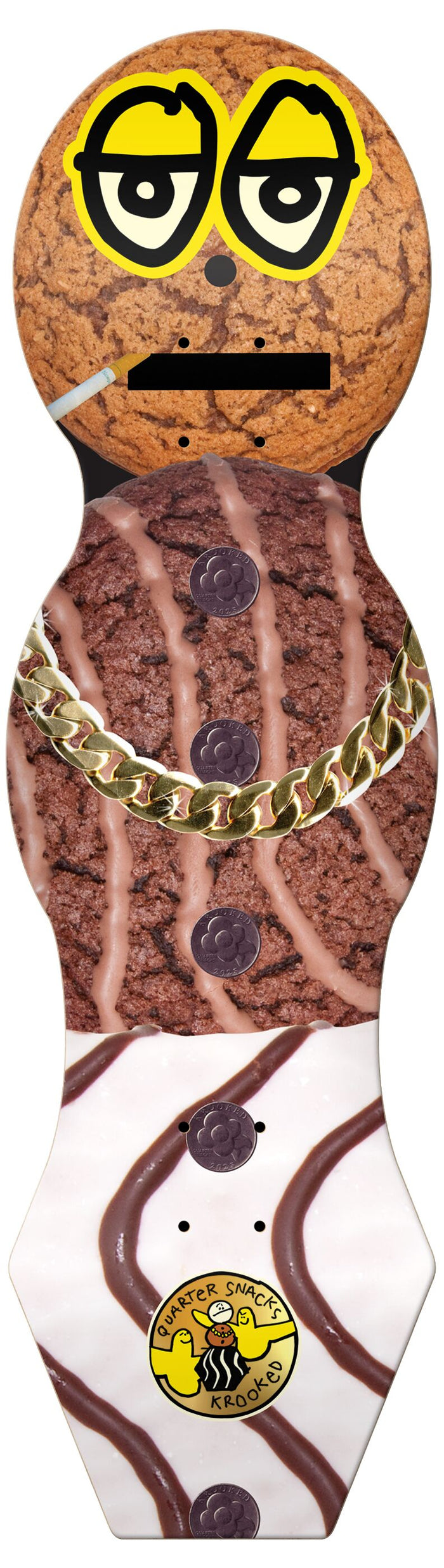 Krooked x Quarter Snacks - Snackman Multi Bild 1