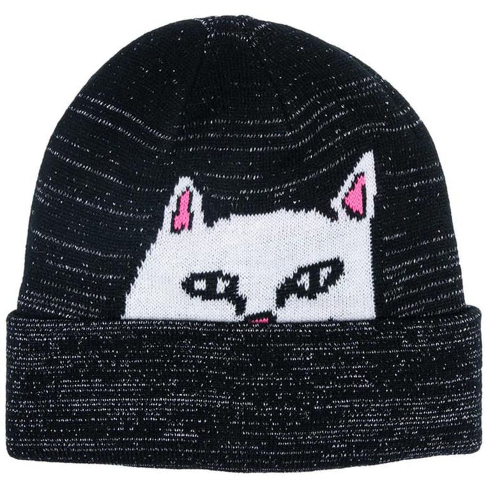 Peeking Nermal Beanie 3M Reflective Black Bild 1