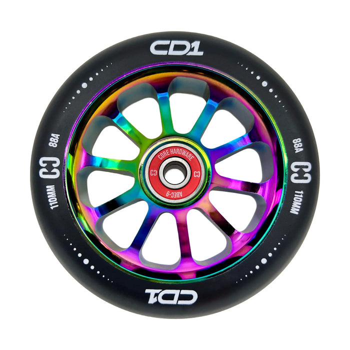 Core CD1 Pro Scooter Wheel Black/Neochrome Bild 1