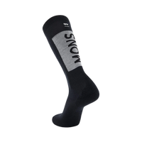 Atlas Merino Snow Sock Black Bild 2