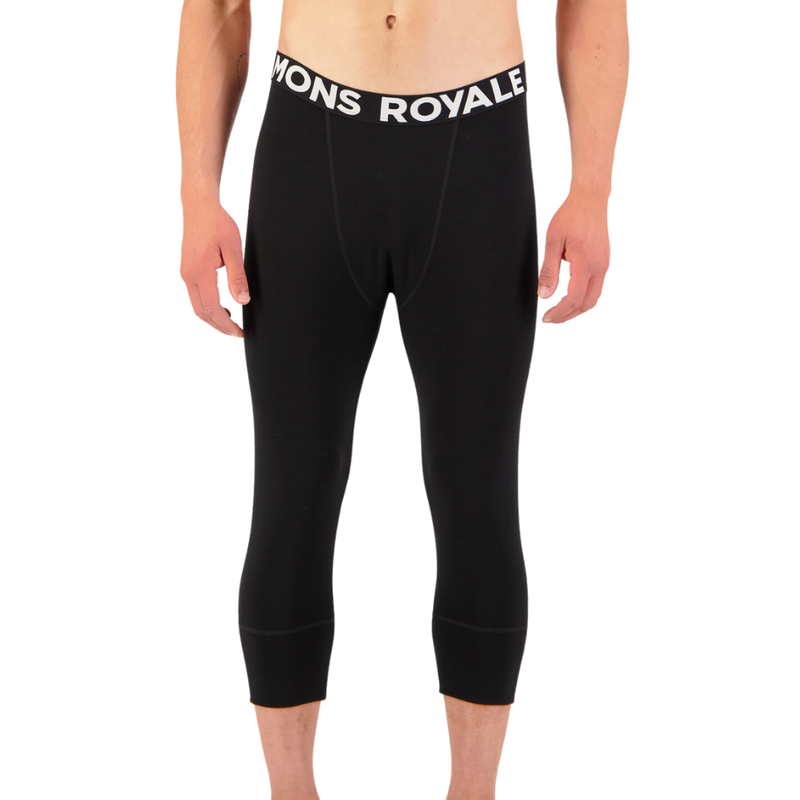 Cascade Merino Base Layer 3/4 Legging Black Bild 1