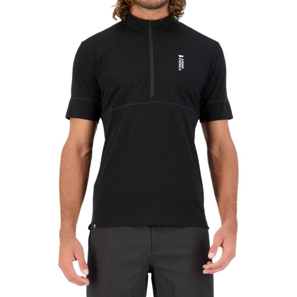 Cadence Half Zip T Black Bild 1
