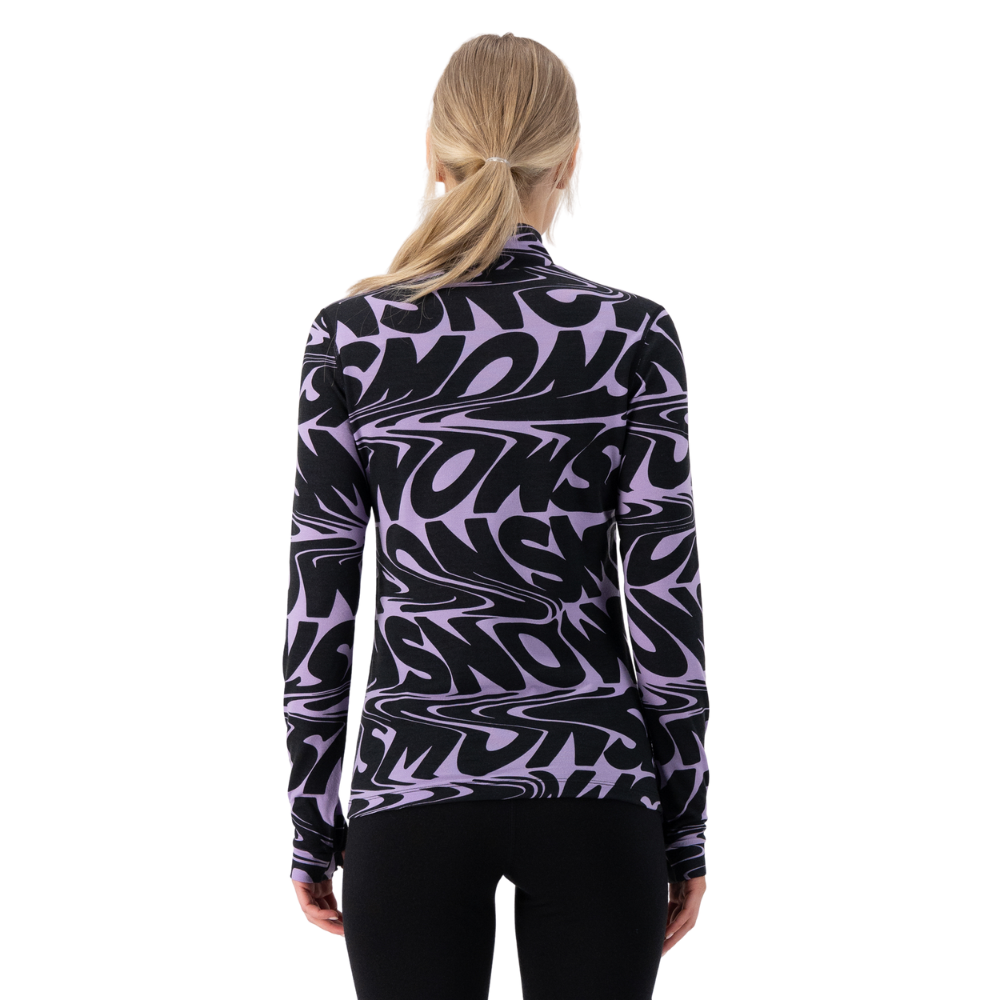 Cascade Merino Flex Mock Neck LS Signal Lost Lupin Bild 2