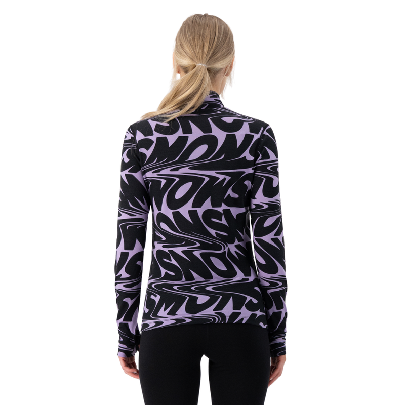 Cascade Merino Flex Mock Neck LS Signal Lost Lupin Bild 2