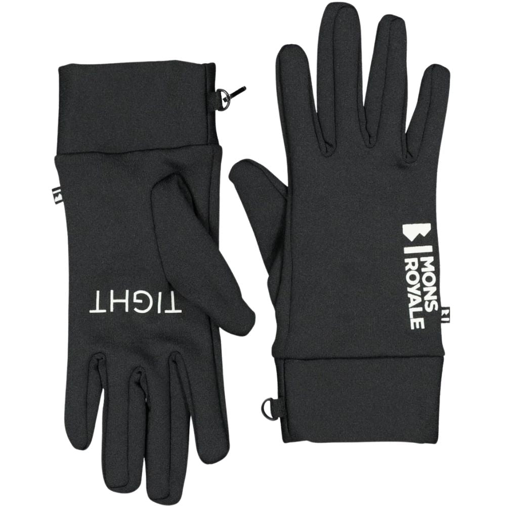 Elevation Wool Fleece Gloves Black Bild 1